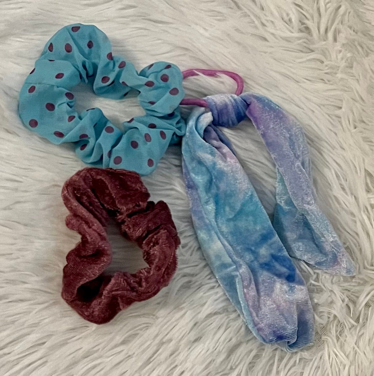 Tie Dye Ponytail Scrunchie Packs