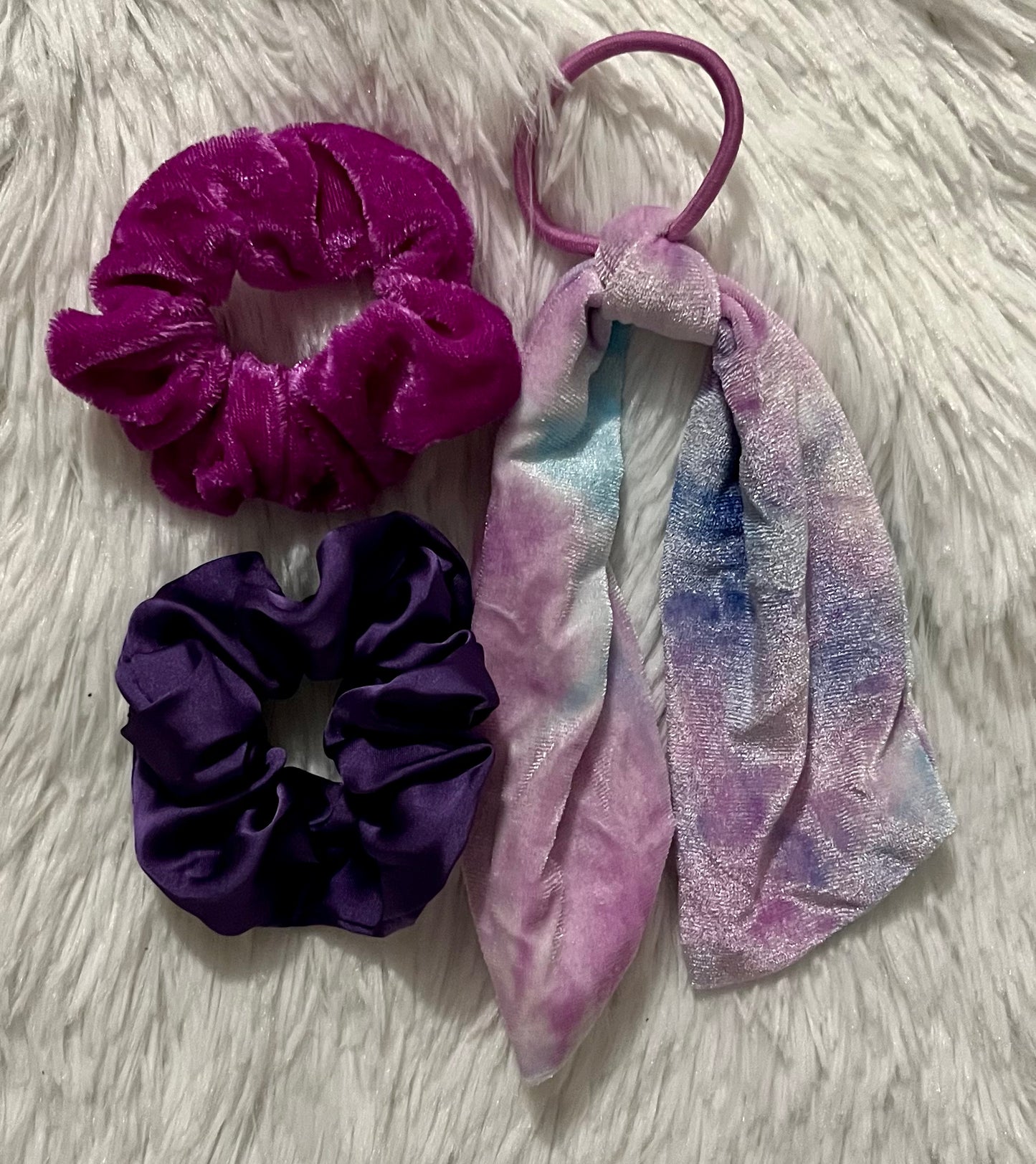 Tie Dye Ponytail Scrunchie Packs