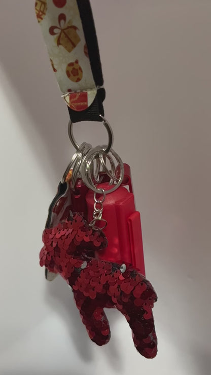 Red Ornaments -Defense Keychain