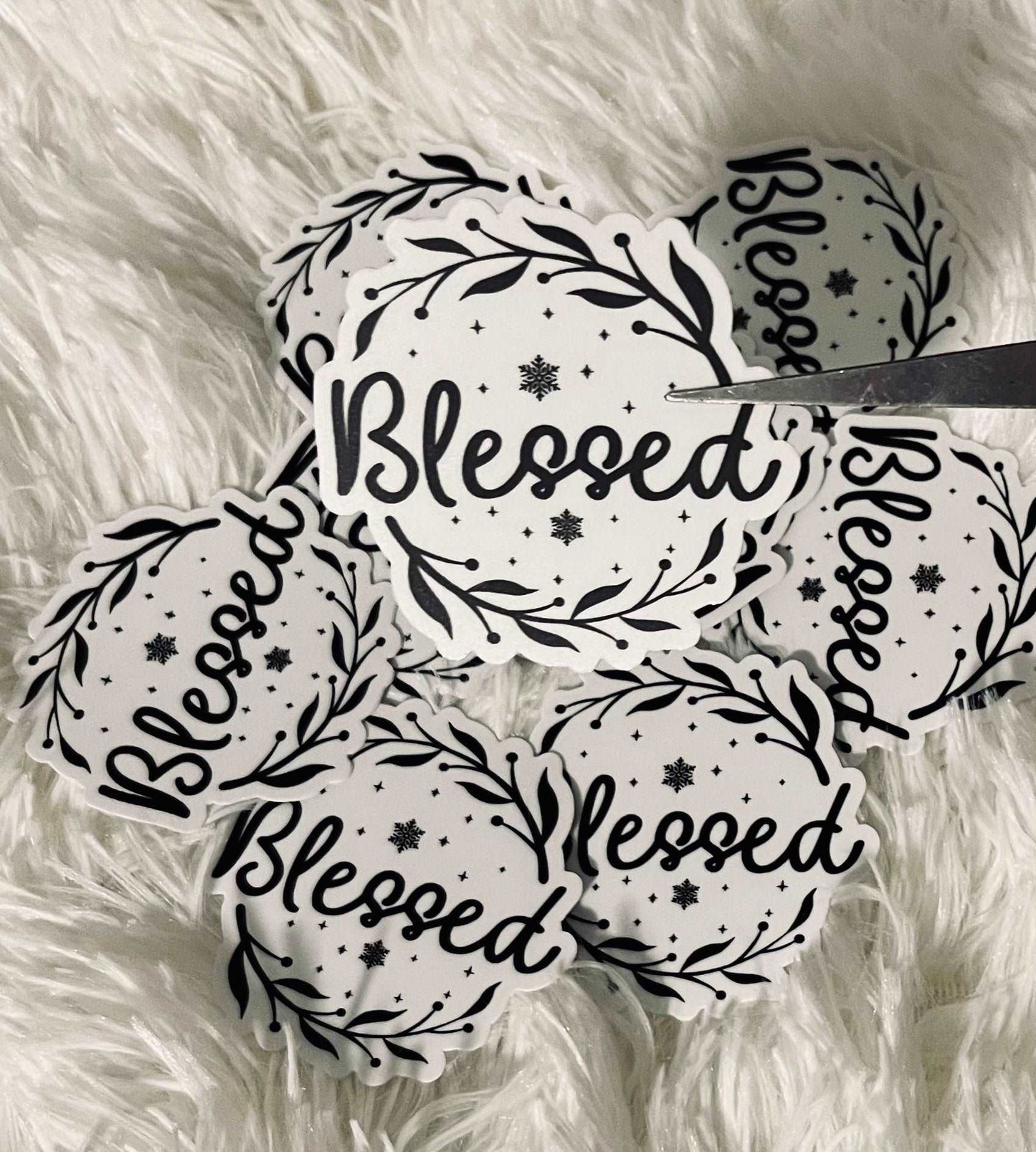 Blessed- Sticker - In Perfect Bloom