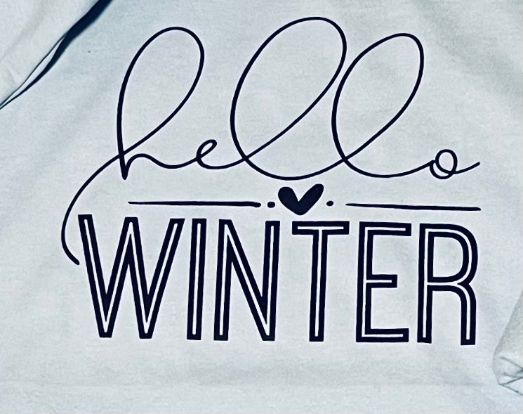 Hello Winter Sweatshirt - In Perfect Bloom